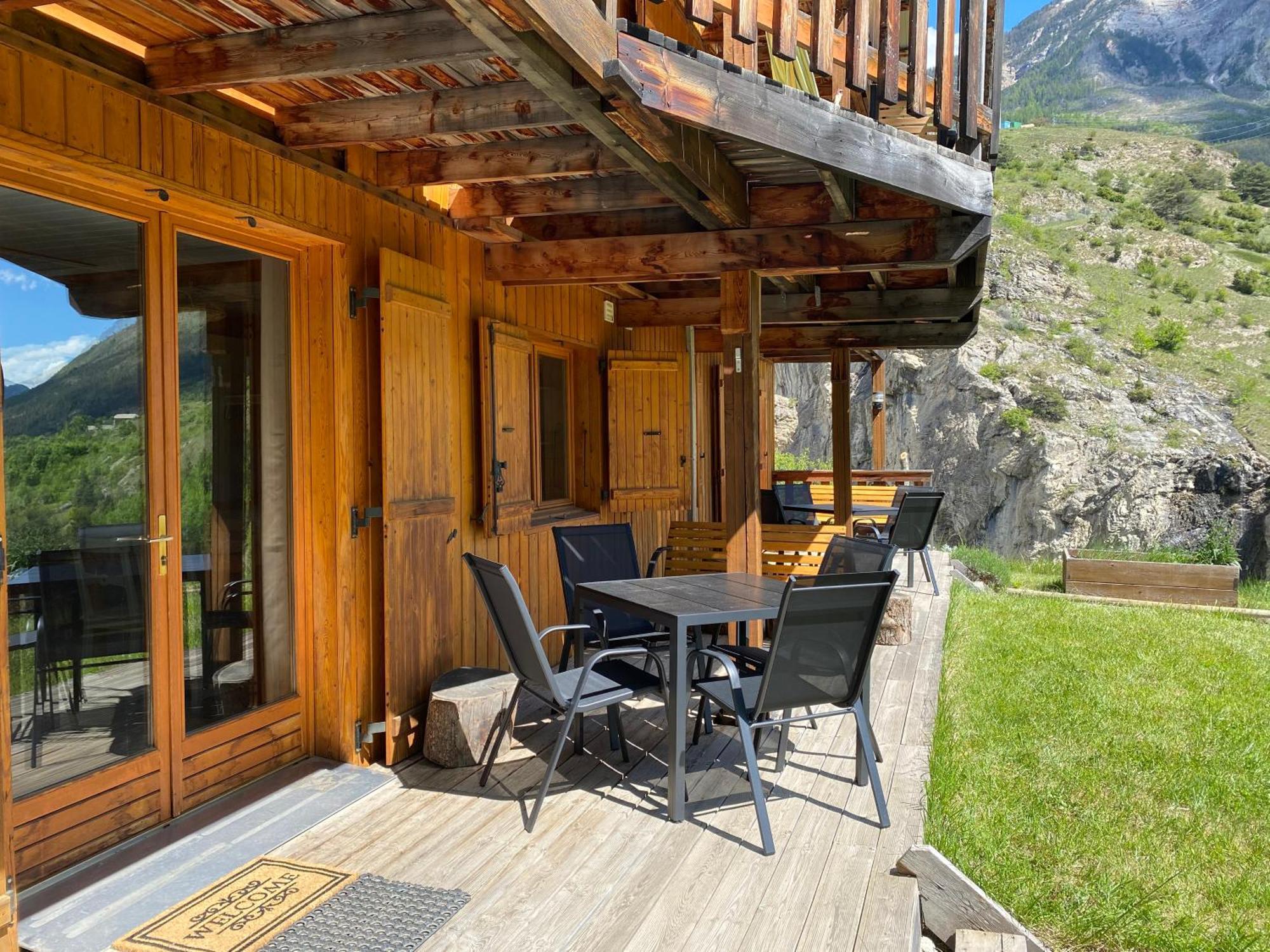 Chalet A Un Endroit Exceptionnel, Alpes, Parc National Des Ecrins Les Vigneaux Exterior foto