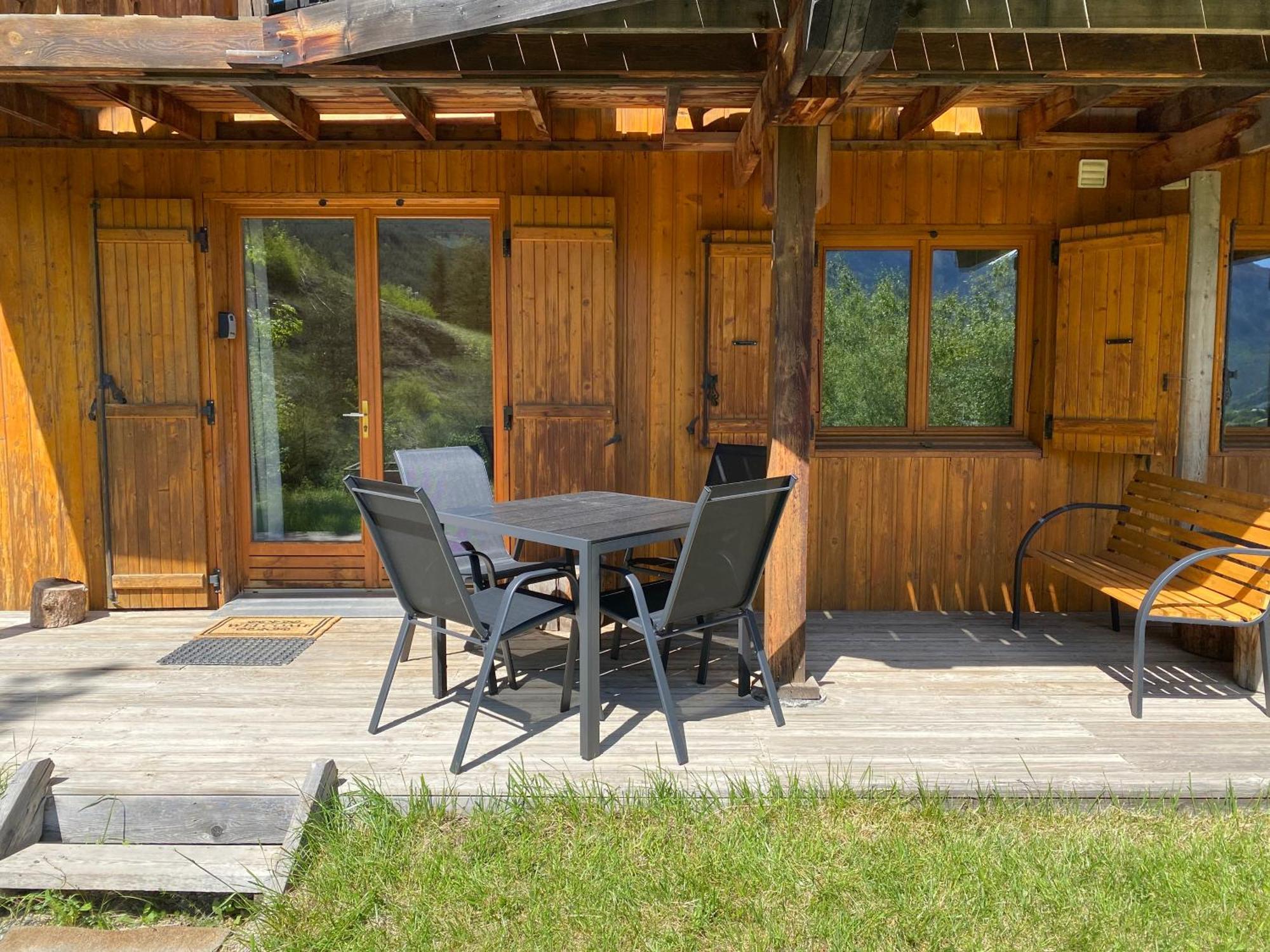 Chalet A Un Endroit Exceptionnel, Alpes, Parc National Des Ecrins Les Vigneaux Exterior foto