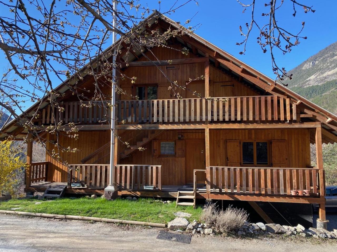 Chalet A Un Endroit Exceptionnel, Alpes, Parc National Des Ecrins Les Vigneaux Exterior foto